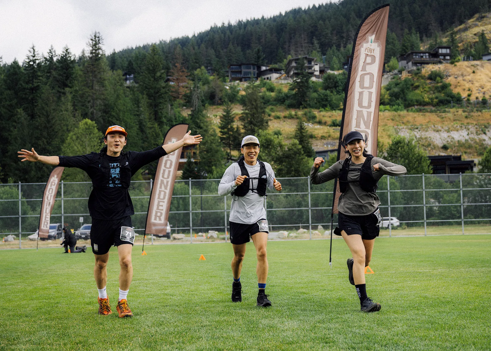 The Pemby Pounder — Mount Currie backdrop