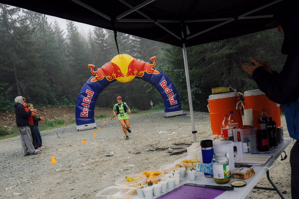 Alpine views from the course